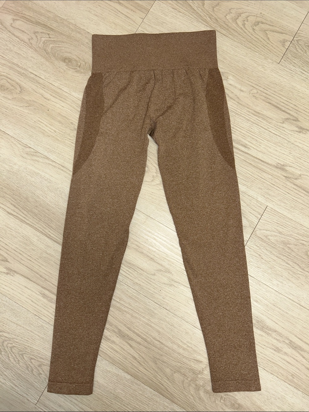 YUNOGA High-Waist Seamless Brown Active Leggings